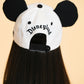PARKS BASEBALL CAPS - Cream/Black (With/Without Ears)