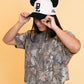 PARKS BASEBALL CAPS - Cream/Black (With/Without Ears)