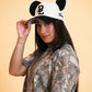 PARKS BASEBALL CAPS - Cream/Black (With/Without Ears)