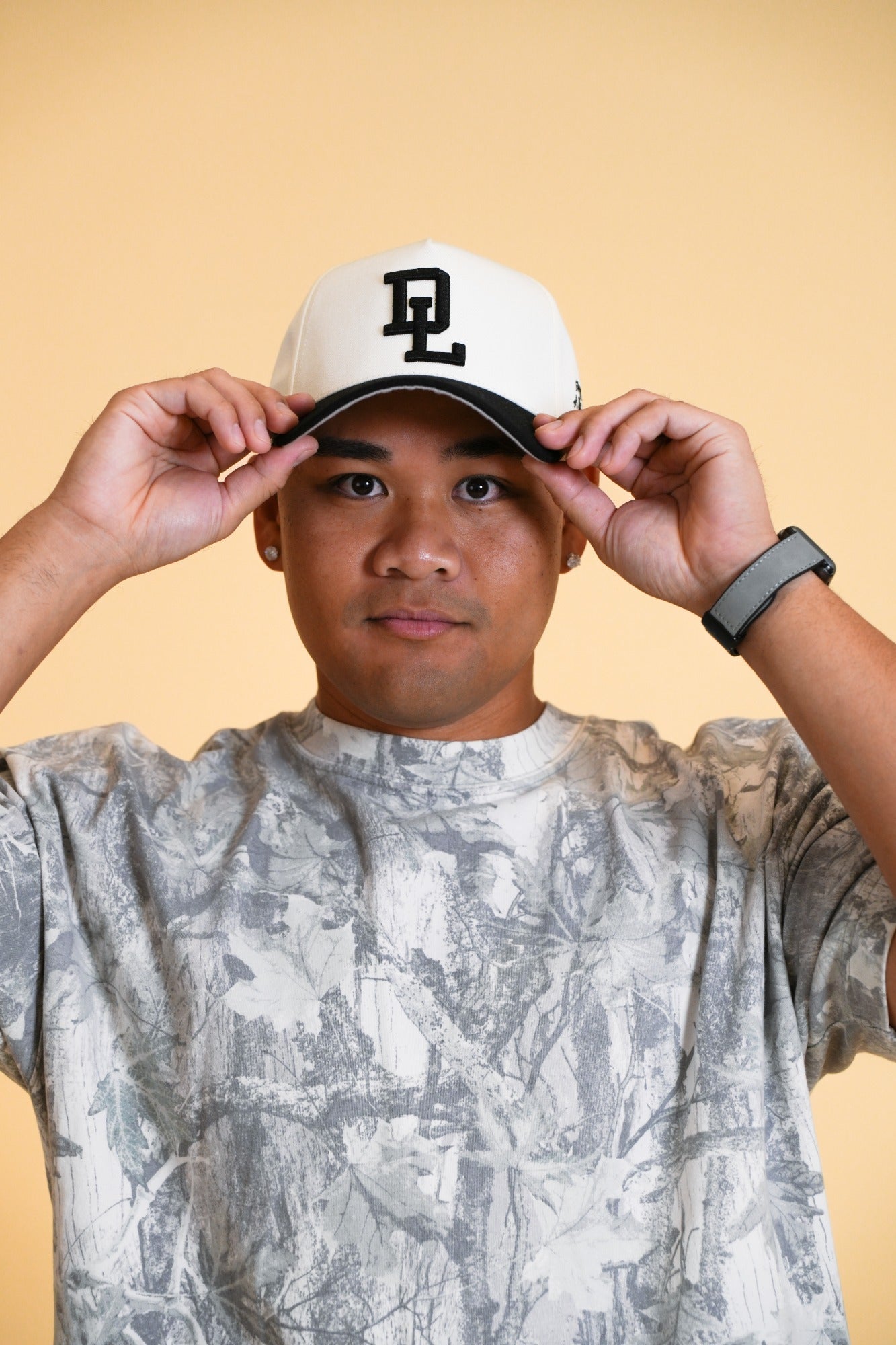 PARKS BASEBALL CAPS - Cream/Black (With/Without Ears)