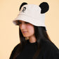MOUSE EAR BUCKET HAT - Cream D