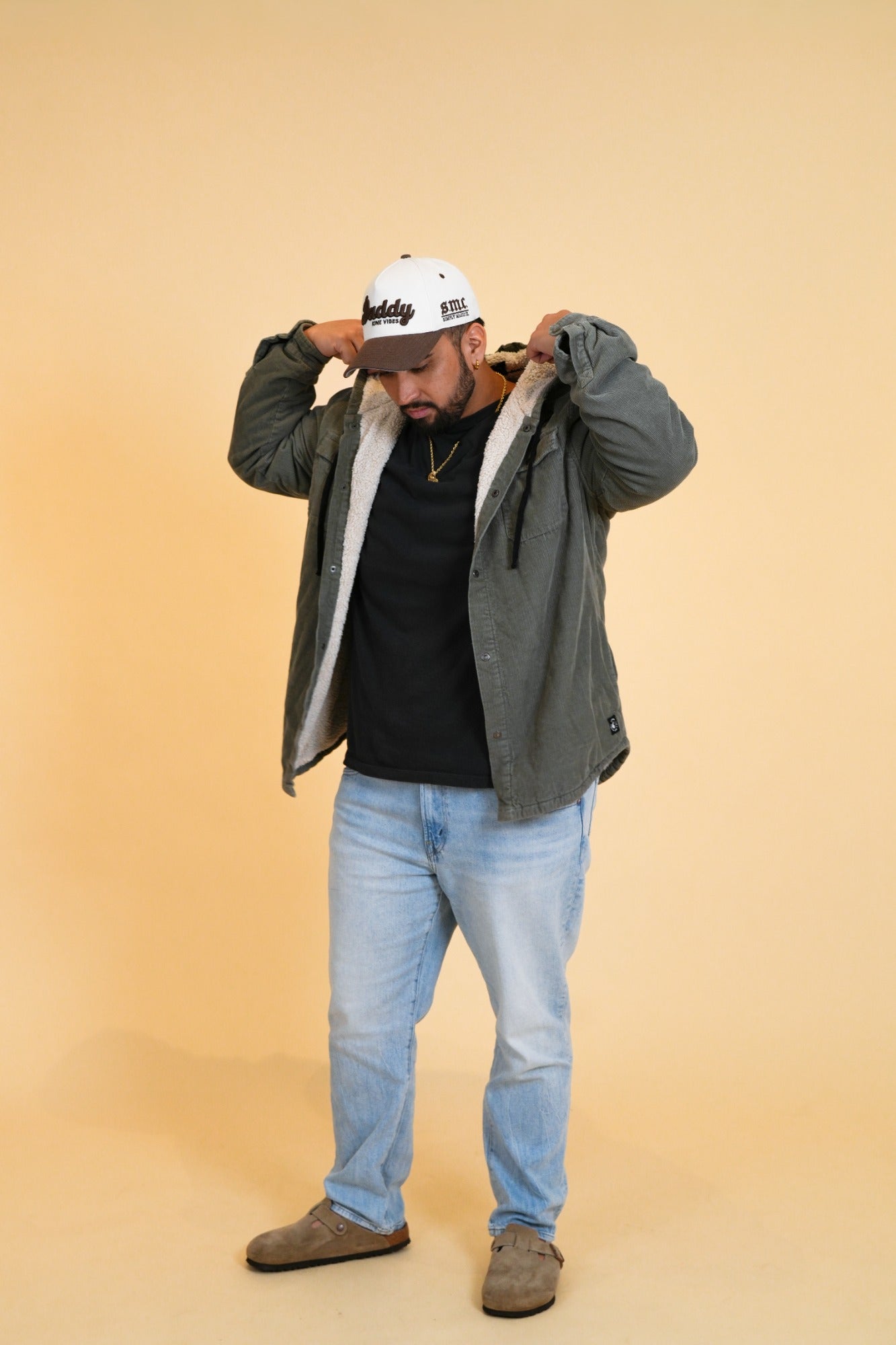 DADDY KINE VIBES - Cream/Brown