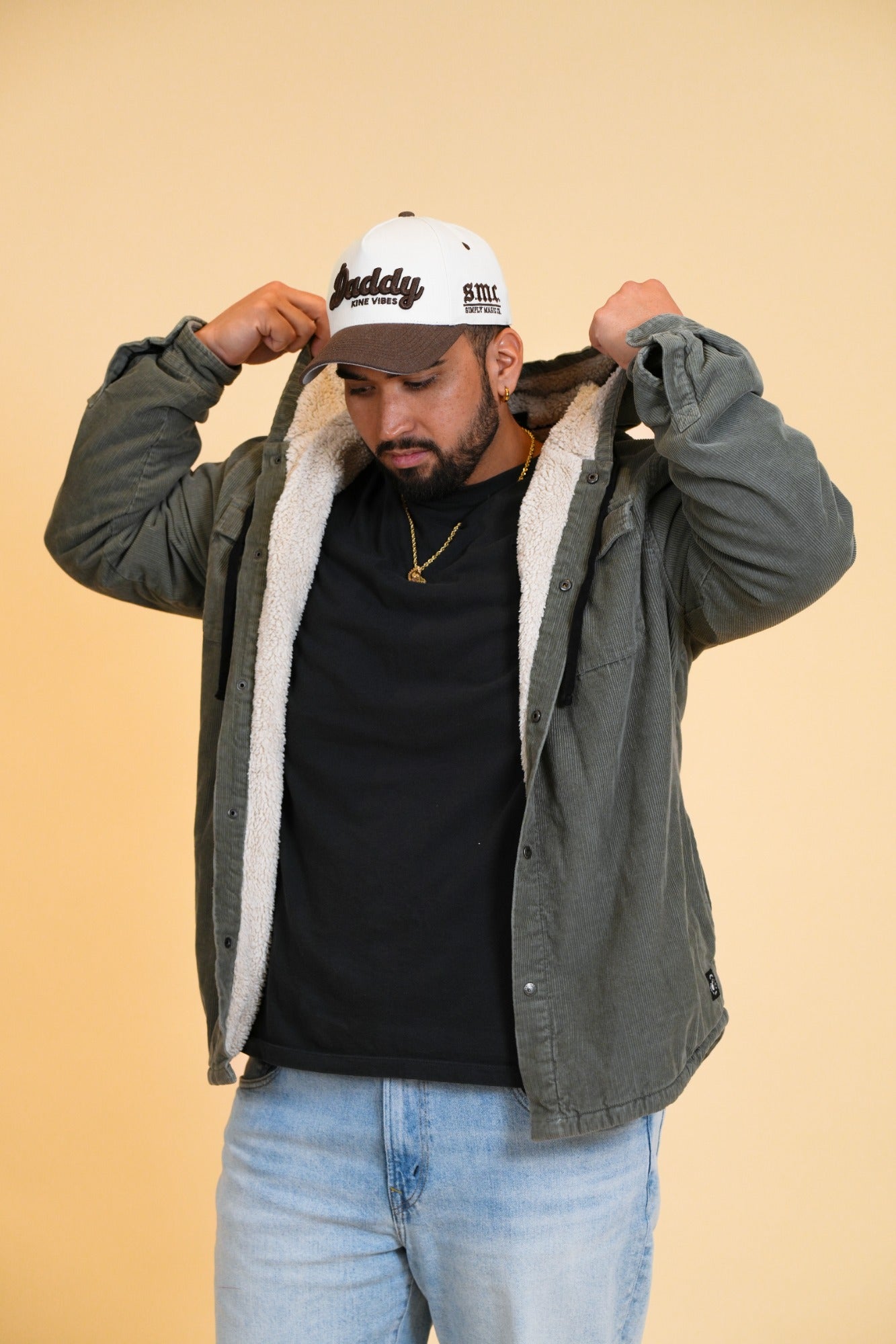 DADDY KINE VIBES - Cream/Brown