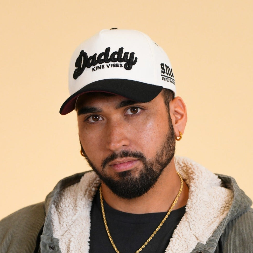 DADDY KINE VIBES - Cream/Black