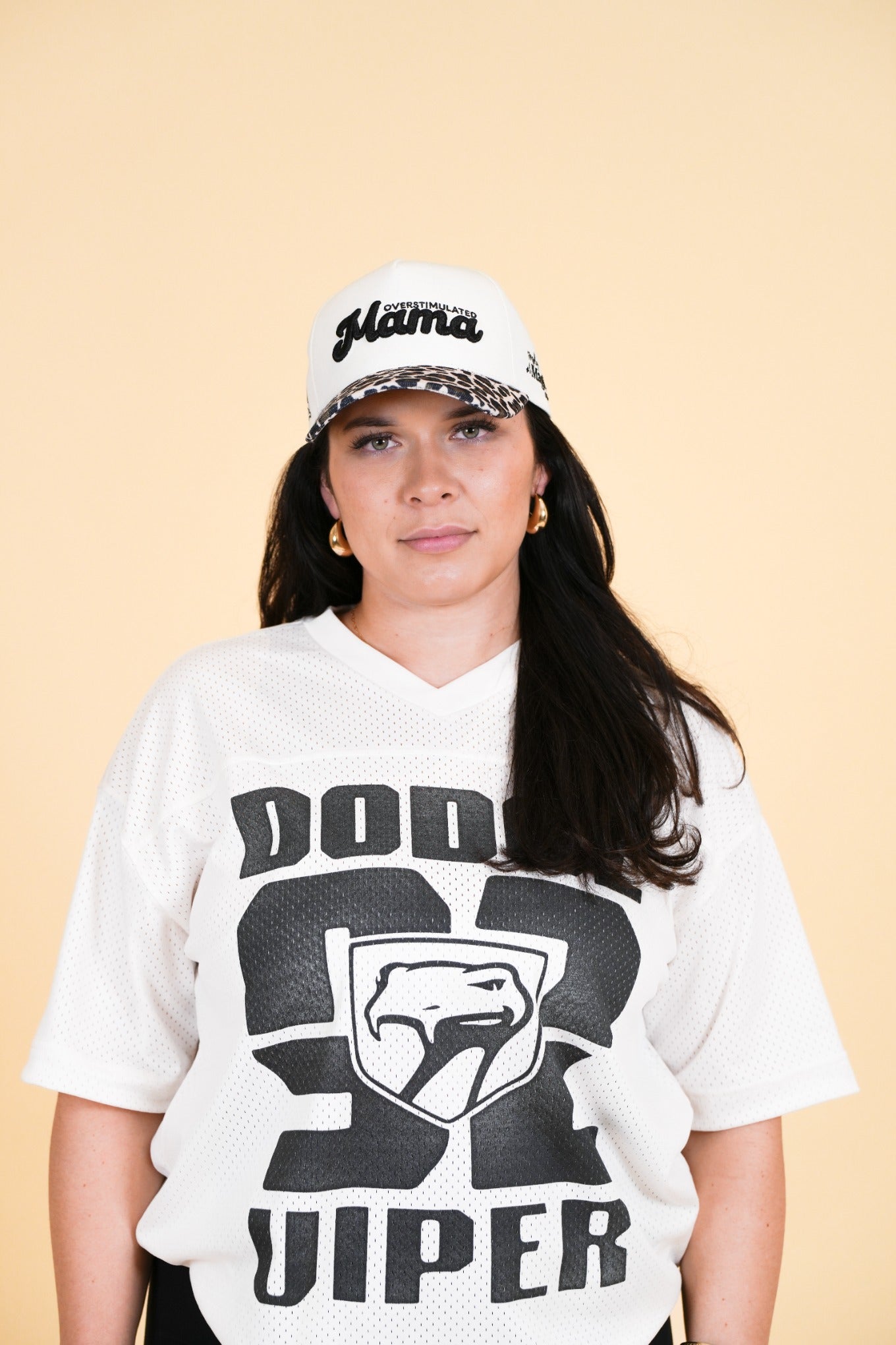 OVERSTIMULATED MAMA - Cream/Cheetah