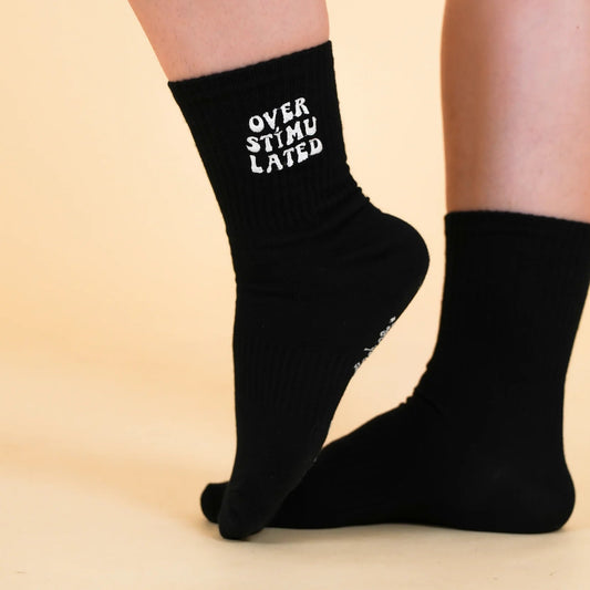 OVERSTIMULATED SOCKS - Black