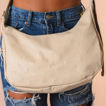 CROSSBODY BAGS - Leather Embossed Park Days