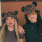 MOUSE EAR BUCKET HAT - Faux Cheetah
